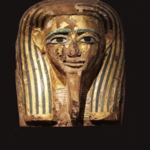 Egyptian Gilt Wood Mummy Mask