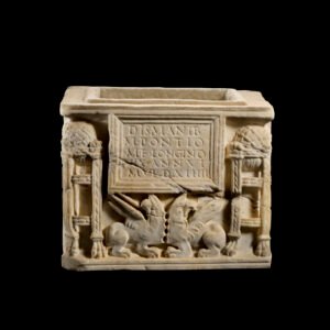 Roman Marble Cinerarium